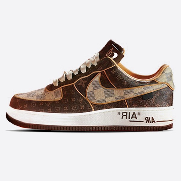 x ルイヴィトン Air Force 1 Virgil Ablohスニーカー