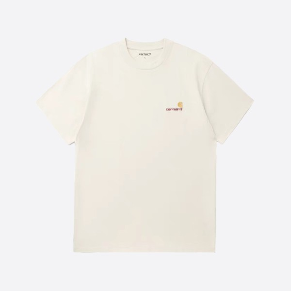 カーハート ウィップ S/S アメリカン スクリプト T シャツ - ナチュラル