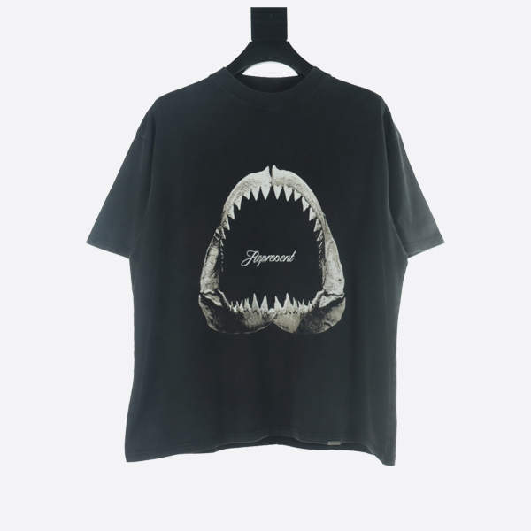 リプレゼント シャークジョーズ Tシャツ ヴィンテージ グレー