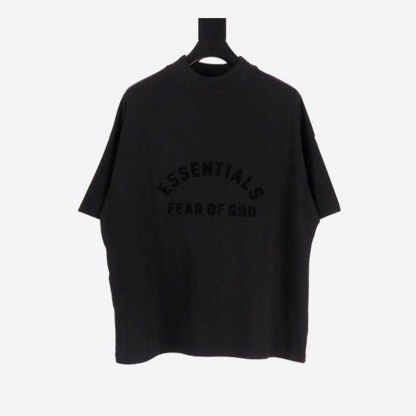 フィアオブゴッド エッセンシャルズ ヘビージャージー クルーネックTシャツ ブラック