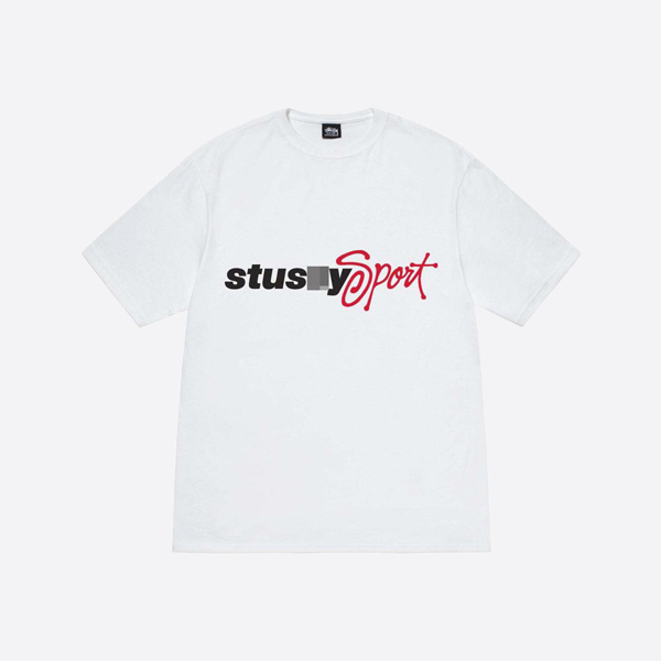 ステューシー スポーツ スクリプト Tシャツ ホワイト